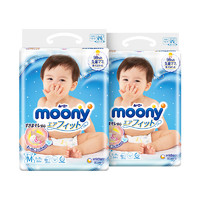 moony 腰贴型 婴儿纸尿裤 M64片*2