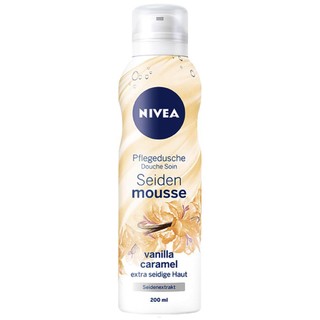 NIVEA 妮维雅 香草甜香丝柔香润沐浴慕斯 200ml