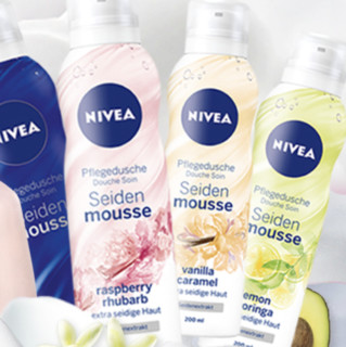 NIVEA 妮维雅 香草甜香丝柔香润沐浴慕斯 200ml