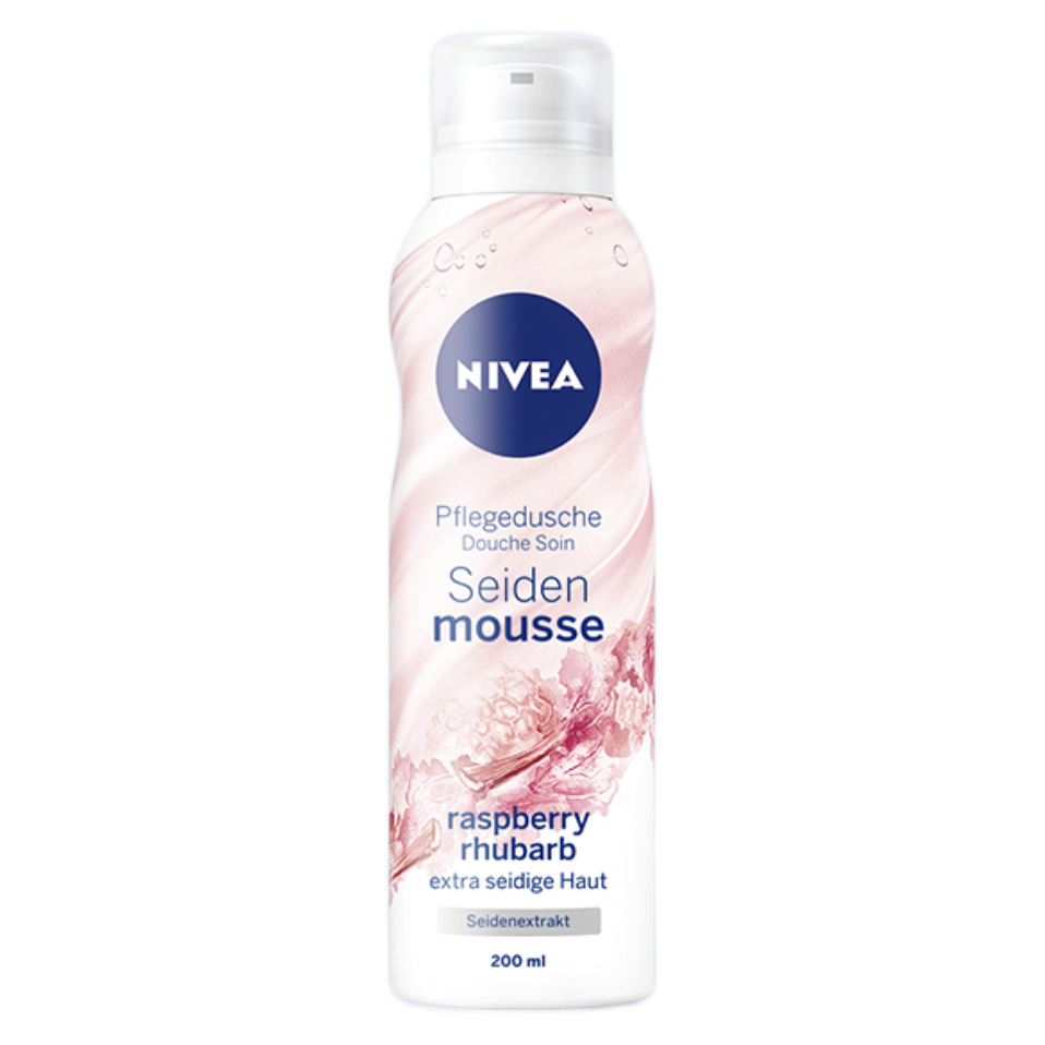 NIVEA 妮维雅 丝柔香润沐浴慕斯 覆盆子果香 200ml