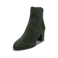 STUART WEITZMAN SW女士绒面革短靴军绿色60 HUNTER SRG SUE STR GABRDNE 36