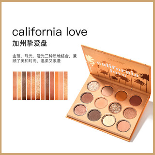 COLOURPOP 12色眼影盘 #california love加州挚爱（多色可选）