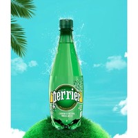 perrier 巴黎水 原味含气 气泡水 塑料瓶 500ml*24瓶