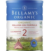 BELLAMY'S 贝拉米 经典系列 有机较大婴儿奶粉  2段 800g