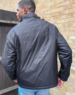 ASOS Unrvlld Spply overhead padded jacket in black
