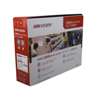 HIKVISION 海康威视 DS-7104N-F1/4P 4路网络硬盘录像机 白色