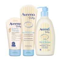 Aveeno 艾惟诺 婴儿燕麦舒缓洗护套装 舒缓修护面霜 141g+保湿润肤乳 227g+洗发沐浴 354ml