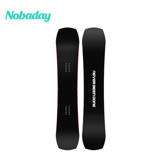 NOBADAY×零夏 滑雪板单板男女款户外滑雪装备固定器小黑板 3.0 Pro 142cm