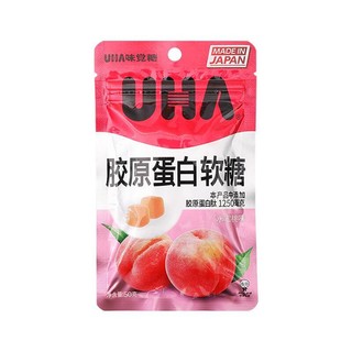 UHA 悠哈 胶原蛋白软糖 水蜜桃味 50g