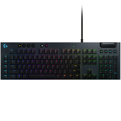 logitech 罗技 G813 104键 有线机械键盘 黑色 GL-C青轴 RGB