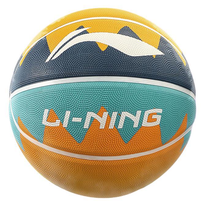 LI-NING 李宁 橡胶篮球 LBQD1685-2 橙蓝 5号/青少年