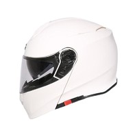 TORC T271 摩托车头盔 揭面盔 白色 XXL码