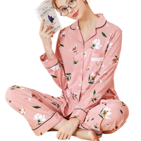 FENTENG 芬腾 女士纯棉家居服套装 Q980733005 豆沙粉 XL