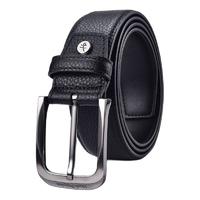 Hush Puppies 暇步士 男士牛皮革针扣腰带 HD-1971901W-572 黑色 110