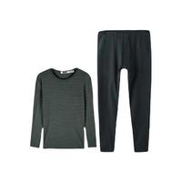 YOUR SUN 宜而爽 红品系列 男士秋衣秋裤套装 13001013131 咸菜绿条 XXXL