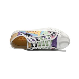 PEAK 匹克 消消乐联名款 运动帆布鞋 DS020102 紫橙 37
