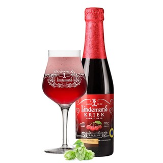 Lindemans 林德曼 啤酒组合装 2口味 250ml*6瓶（桃子啤酒+樱桃啤酒）