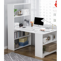 凡鑫 简约电脑桌 暖白色单层 100cm