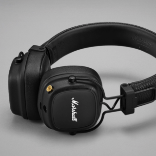 Marshall MAJOR IV 耳罩式头戴式动圈蓝牙耳机 黑色