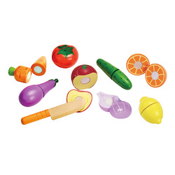 Hape E8019 蔬菜水果切切乐玩具