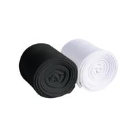 艾舞戈 800D女童连裤袜 初冬薄绒款 2双装 白色+黑色 S