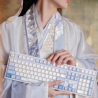 VARMILO 阿米洛 MA108 V2 108键 有线机械键盘 阿巳 阿米洛樱花粉轴 单光