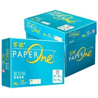 PaperOne 百旺 A4复印纸 80g 500张/包*5包