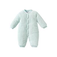 Bornbay 贝贝怡 154L049 婴儿夹棉保暖连体衣 淡蓝 59cm