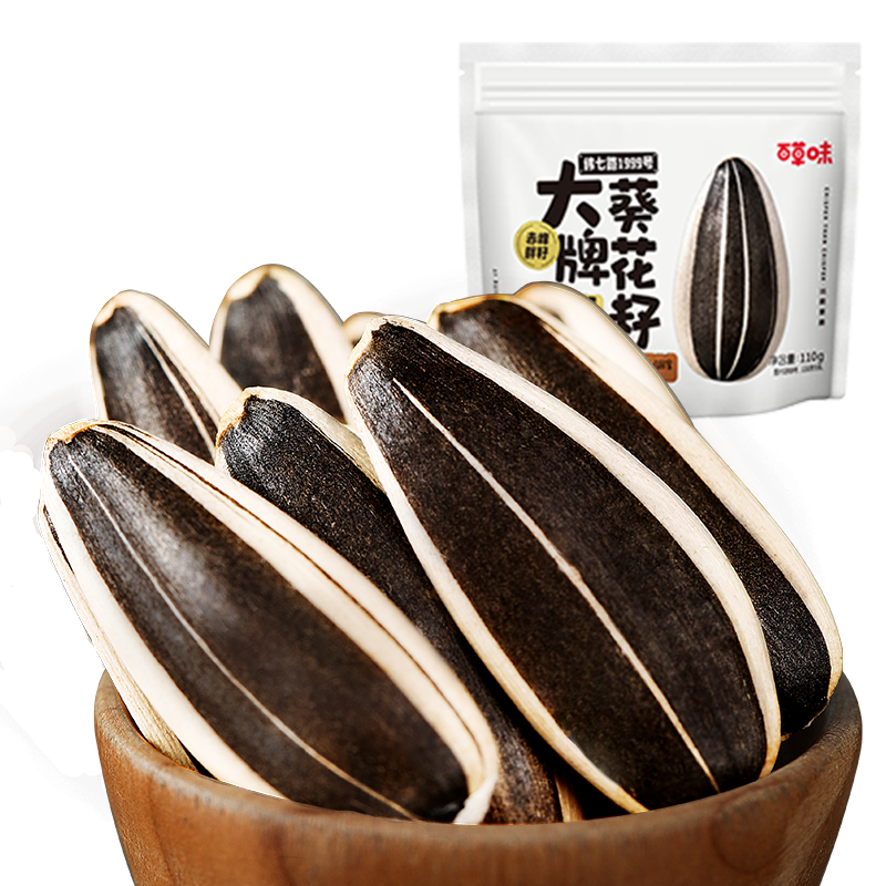 Be&Cheery 百草味 大牌葵花籽 焦糖味 110g*2袋