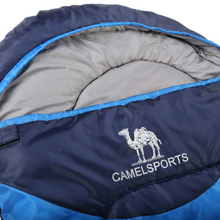 CAMEL 骆驼 户外睡袋 A6S3K1103 彩蓝/深宝蓝 1.35kg 右边