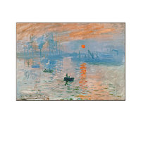 海龙红 克劳德·莫奈 Claude Monet《日出印象》120x90cm
