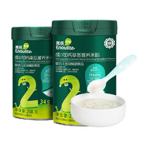 Enoulite 英氏 婴儿辅食 维D加钙南瓜味米粉 258g