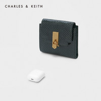 CHARLES & KEITH 秋季新款CK6-10770508女士油画锁扣链条斜挎钱包