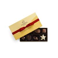 GODIVA 歌帝梵 Holiday Gold Ballotin Chocolate Gift Box, 8 Piece 巧克力