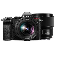 Panasonic 松下 LUMIX S5K 全画幅 微单相机 黑色 Lumix S 20-60mm F3.5 变焦镜头+50mm F1.8 定焦镜头 双头套机