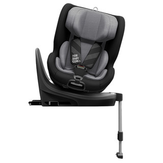 E360 安全座椅 0-12岁 黑灰色（赠成长垫+防磨垫+卡槽）