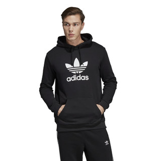 adidas ORIGINALS TREFOIL 男子运动卫衣 DT7964 黑色 M