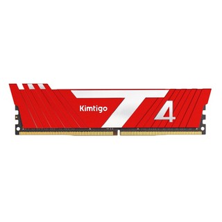 金泰克（Kimtigo)DDR4 3200 3600台式机游戏内存条8g 16g 32g T4系列 玛瑙红 DDR4 16g 3600Hz