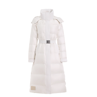 ochirly 欧时力 女士长款羽绒服 1NZ4339090 白色 S