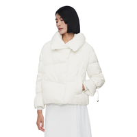 BOSIDENG 波司登 女士短款羽绒服 B10144112 千鸟白 155/80A