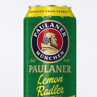 PAULANER 保拉纳 柠檬拉德乐啤酒 500ml*12听 礼盒装