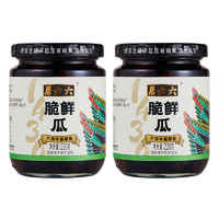 六必居 脆鲜瓜 220g*2瓶