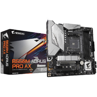 GIGABYTE 技嘉 B550M AORUS PRO AX 雪雕 M-ATX主板（AMD AM4、B550）