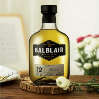 Balblair 巴布莱尔 12年 苏格兰 单一麦芽威士忌 46%vol 700ml