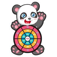 KIDNOAM 卡通熊猫标靶