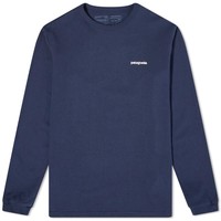 巴塔哥尼亚 Long Sleeve P6 Logo Responsibili Tee 男款户外卫衣