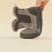 蕉下丘郊系列雪地靴秋冬加绒保暖防泼水防滑增高温暖短靴