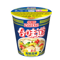 NISSIN 日清食品 日清(NISSIN) 方便面海鲜风味*1杯 合味道组合装 杯面泡面快餐面