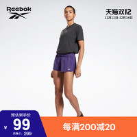 Reebok 锐步 官方女子GJ5683圆领潮流运动短袖T恤