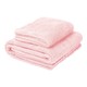 lattliv 毛巾浴巾套装 1毛巾+1浴巾组合装 粉色